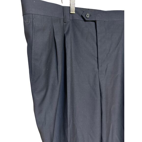GIORGIO ARMANI TROUSER PANTS - navy size 44 X 28) - Picture 2 of 6